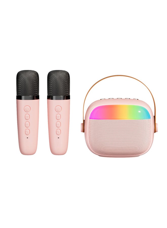 Neutral K30 Wireless Bluetooth Speaker Colorful Headlamp Dual Microphone Karaoke Audio Microphone All-in-one Outdoor Portable - Image 1