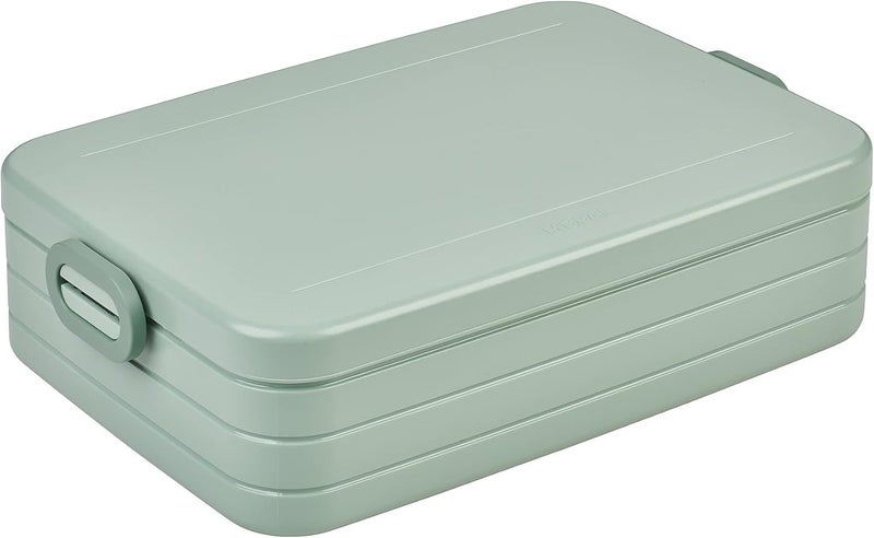 Mepal Lunch Box To Go Large For 4 Sandwiches Or 8 Slices Of Bread Snack And Lunch Adults Nordic Sage - Image 1