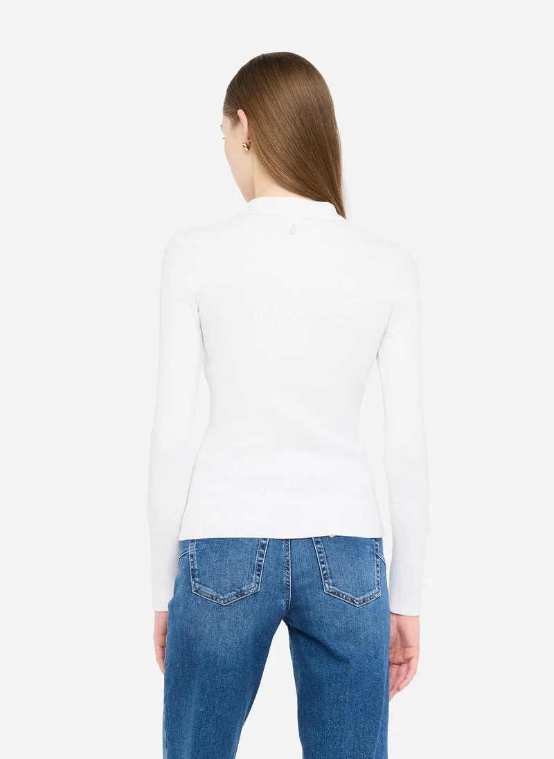 Liu Jo Polo shirt with gemstones