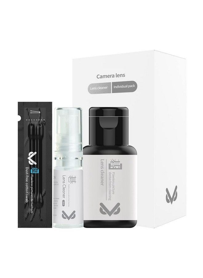 VSGO Vc01E Optical Lens Cleaner Kit Professional Lens Cleaning Fluid With Camera Cleaning Swabs And Dispensing Bottles Compatible For Cameras Camera Lens Sensor Cleaner And Other Optical Products  - Image 1