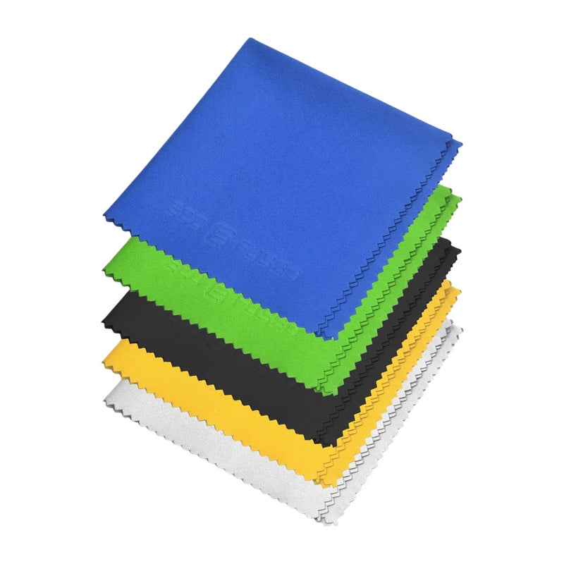 ECO-FUSED EcoFused XL Microfiber Cleaning Cloths 5 Pack 12 x 12 inch 305 x 305 cm Quickly Remove Fingerprints Dust and Smudges from Tablet TV and Notebook Screens Without Scratches or Marks - Image 2