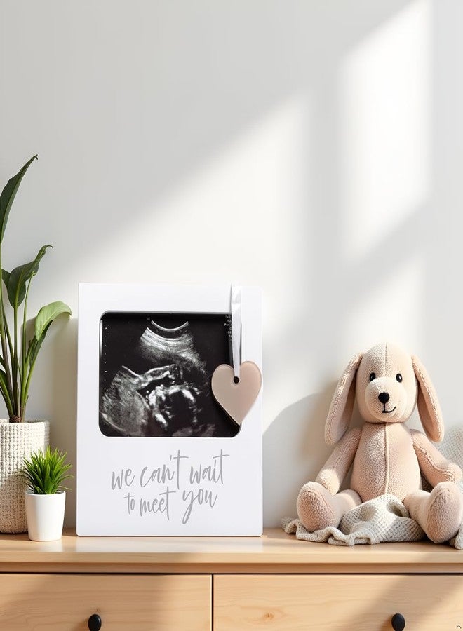 Kate & Milo Sonogram Frame, Ultrasound Picture Frame With Charm, Baby Gift for Expecting Parents, Ideal Pregnancy, Shower and Nursery Décor - Image 2