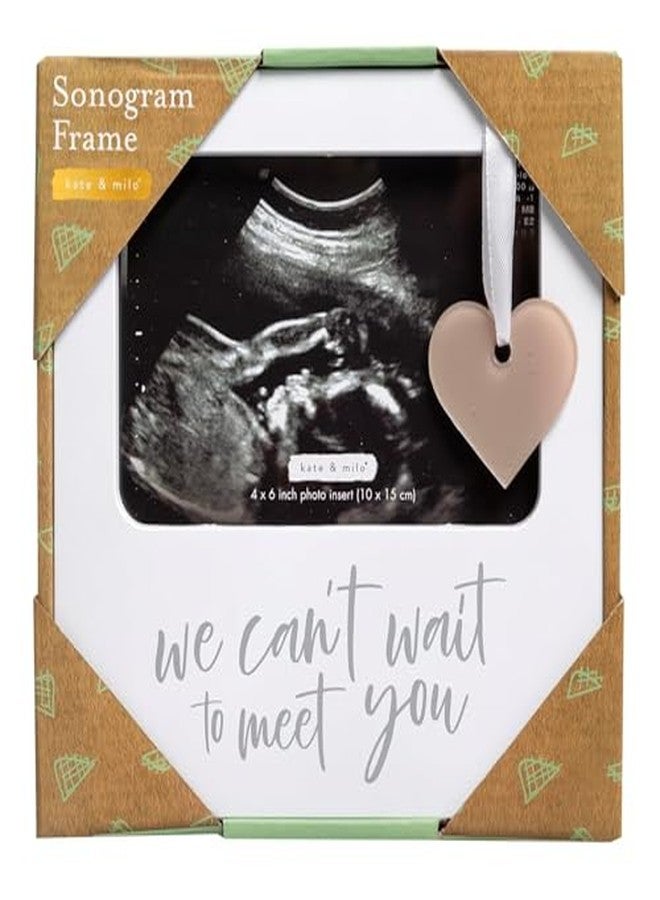Kate & Milo Sonogram Frame, Ultrasound Picture Frame With Charm, Baby Gift for Expecting Parents, Ideal Pregnancy, Shower and Nursery Décor - Image 5