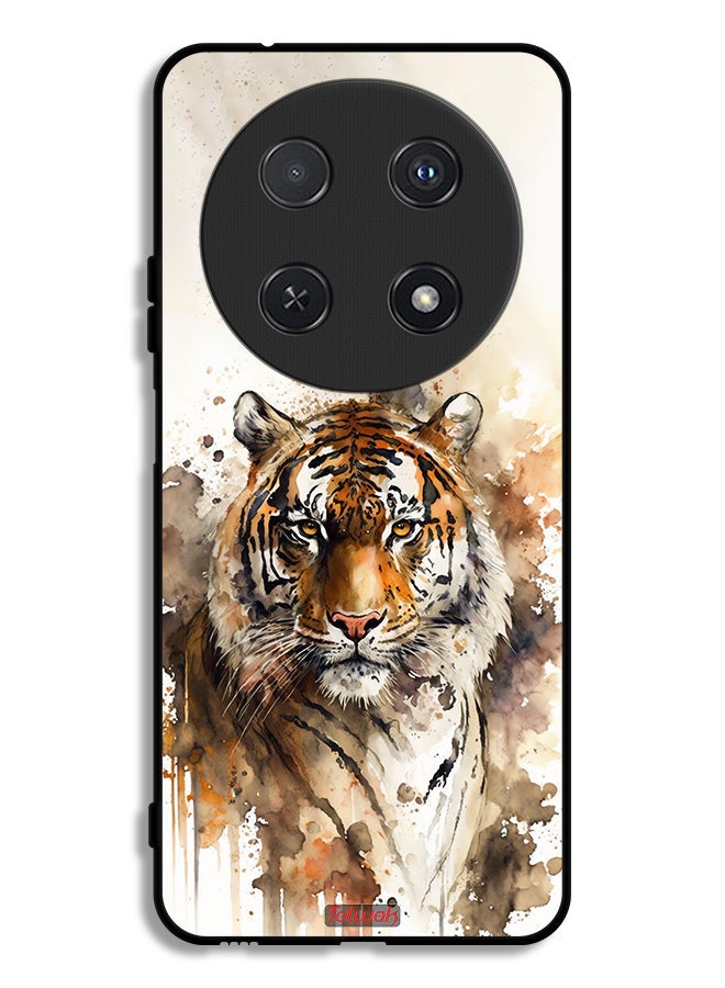 Tolwak Huawei nova 12i Protective Case Cover Leopard Abstract Art - Image 1
