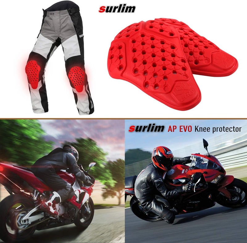 surlim Knee Protector CE Insert Armor Motorcycle Pants Replacement Pads Pair - Image 5