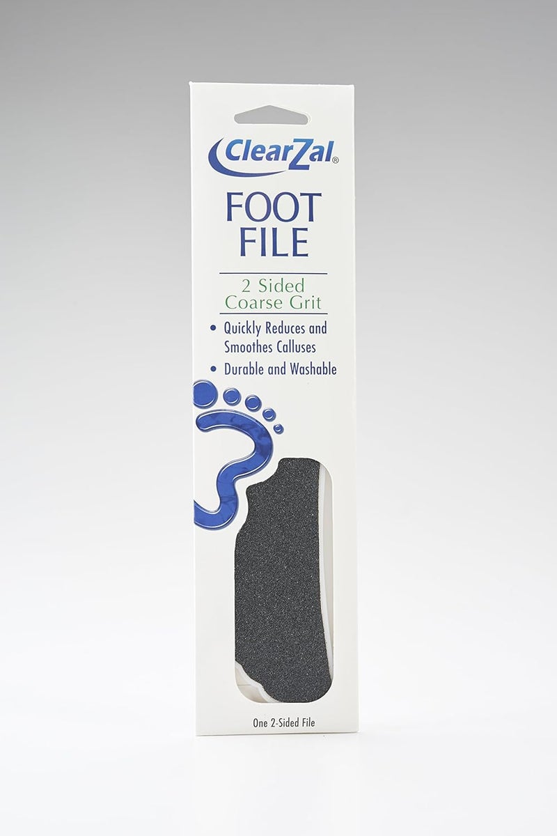 ClearZal 2Sided Coarse Grit Foot File 10Inch