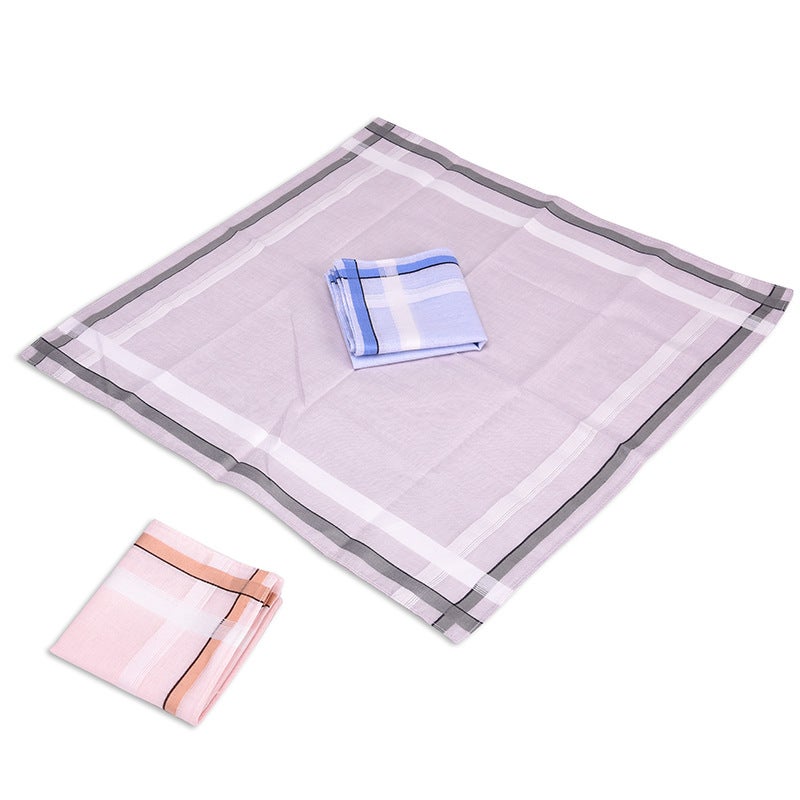 New Handkerchief Cotton Sweat-Absorbent Towel Towel Men'S Handkerchief Cotton Gift Box Handkerchief 40Cmlogo - Image 4