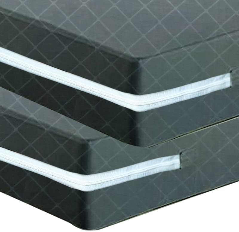 BSB HOME ® Premium Cotton Mattress Cover/Protector with Zipper Chain| Available in Provides All Around Protection with 360° Encasing |72''x48'' (6x4 ft) - Pack of 1 - Grey - Image 5