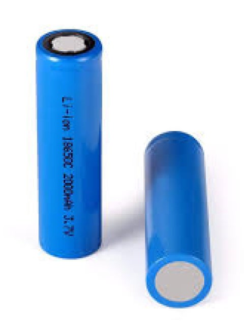 2 PCS 3.7V Rechargeable 18650 Li-ion  Battery 2600 mAh  Battery Used for Led Flashlight and other devices