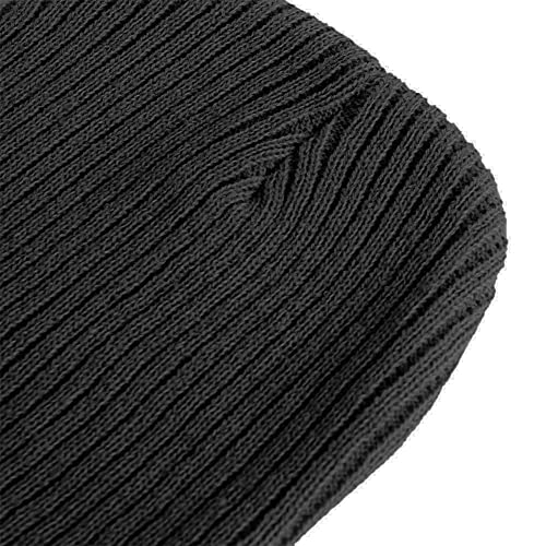 Cap kydely Cap911 Unisex Plain 12 inch long Beanie, Black, One Size - Image 5