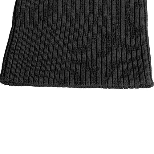 Cap kydely Cap911 Unisex Plain 12 inch long Beanie, Black, One Size - Image 3