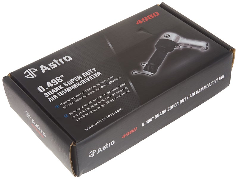 Astro Pneumatic Tool 4980 0.498" Shank Super Duty Air Hammer/Riveter - Image 5