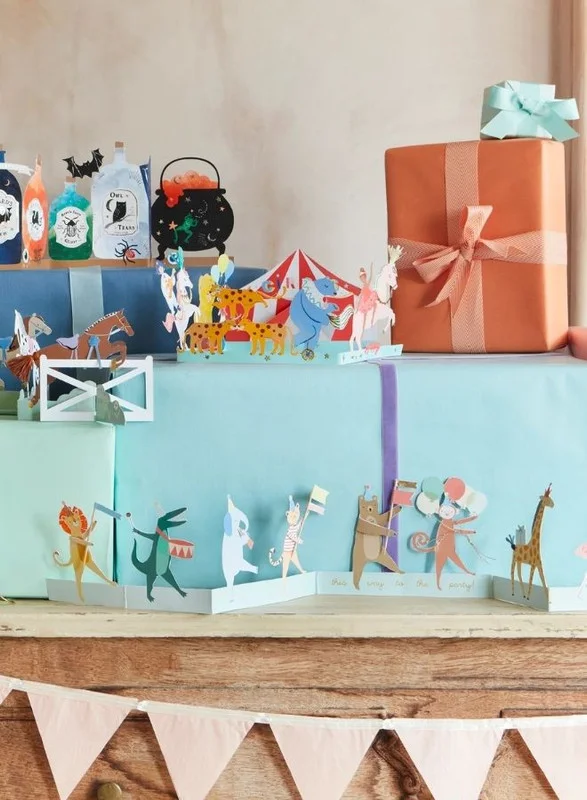 Meri Meri Meri Meri Animal Parade Concertina Greeting Card