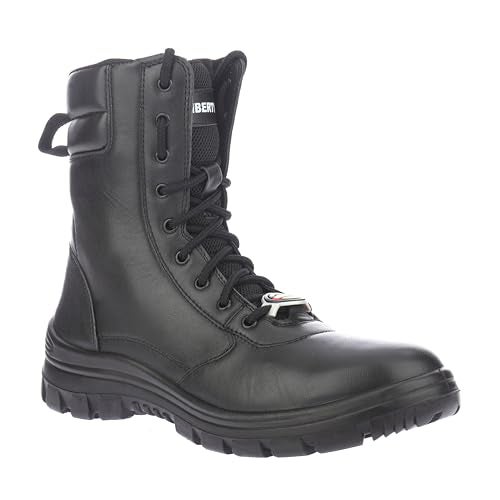 Liberty Warrior Platoon Boots for Men, Genuine Leather, Hard Toe, One Side Zip for Swift Action, Defence Boot for Men, Light Weight, Black, Size-7UK - Image 4