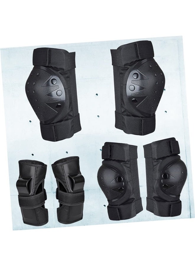 Set Sports Knee Pads Knee Pads for Kids Knee Brace for Sports Kids Knee Pads Hand Protector Sports Elbow Pads Kids Sports Protector L=65-85KG  - Image 2