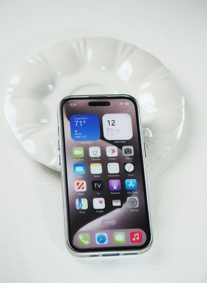 ShebSheb iPhone 15 Plus Case, Non-Yellowing Shockproof Phone Bumper Cover, Anti-Scratch Clear Back - Image 5