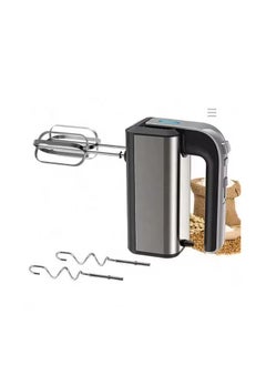 sokany 5 Speed Hand Mixer, 800W Electric Whisk, Professional Handheld Mixer for Baking, Egg Beater, Includes Stainless Steel Beaters and Dough Hooks, 2 Dough Hooks, 2 Beaters for Easy Whipping, Mixing Cookies, Brownies, Cakes, and Dough Batters,SK-6651 (Black)  - Image 2