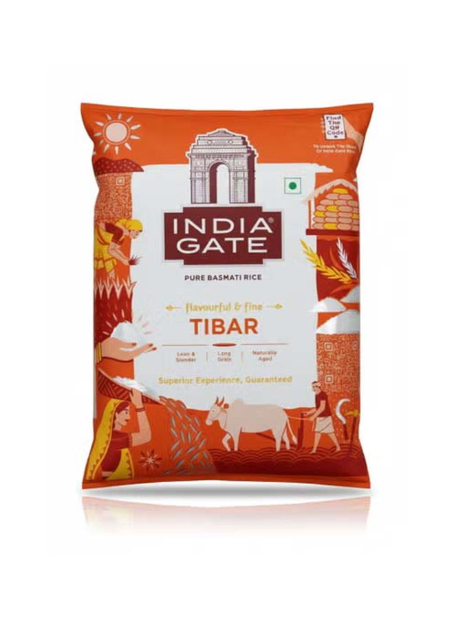 India Gate أرز بسمتي تibar من India Gate 1 كجم - Image 1