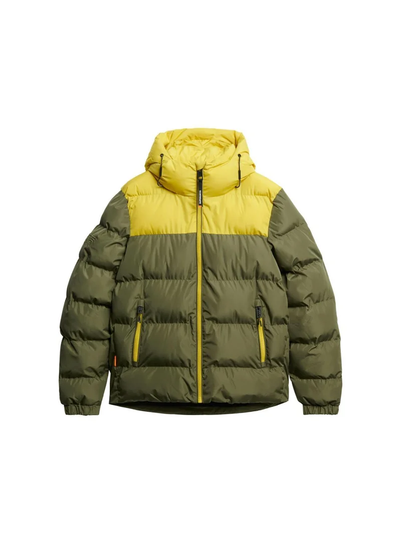 Superdry Colourblock Hooded Puffer Jacket