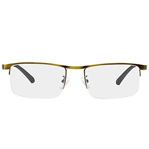 MIRYEA Progressive Multifocus Computer Reading Glasses Blue Light Blocking Multifocal Readers for Men and Women Multi Focus Eyeglasses Eyewear Anti Glare Light Weight TR90 Semi-rimless Frame - Image 2