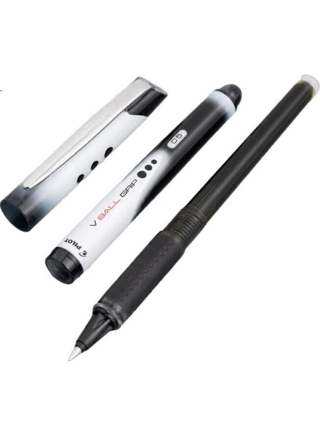 Pilot V-Ball Pen, Rollerball Pen, Bullet Tip Gel Pen, Non-Slip Signature Pen, For Students And Office Use, Bln-Vbg5 Bls-Vbg5, 0.5Mm, 1 Pen + 3 Refills, Red - Image 3