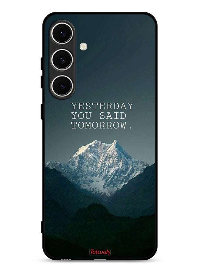 Tolwak Samsung Galaxy A36 5G Protective Case Cover Yesterday You Said Tomorrow - Image 1