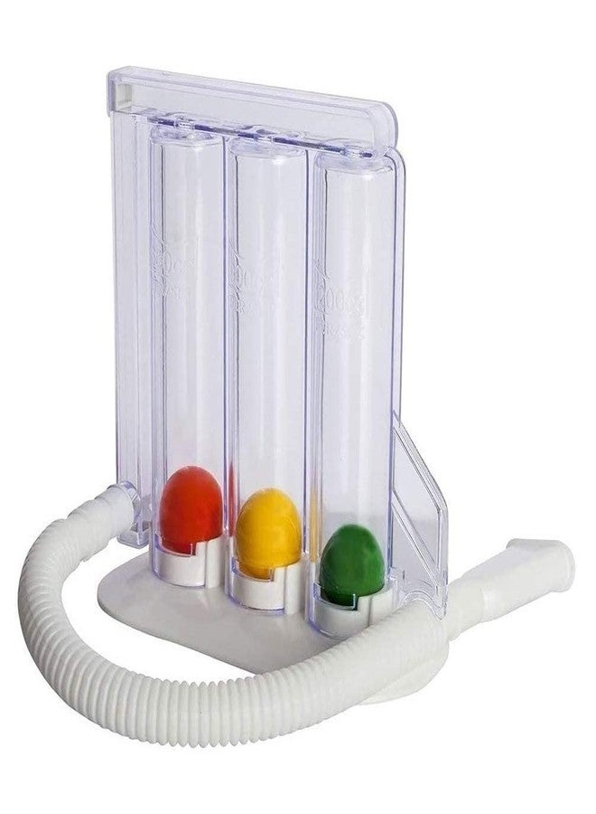 BeatStock 3 Ball Lung Exerciser/ Respiratory Exerciser/ Respirometer Spirometer for Breathing Exerciser with Lung Strengthener (Multi, 1) - Image 3