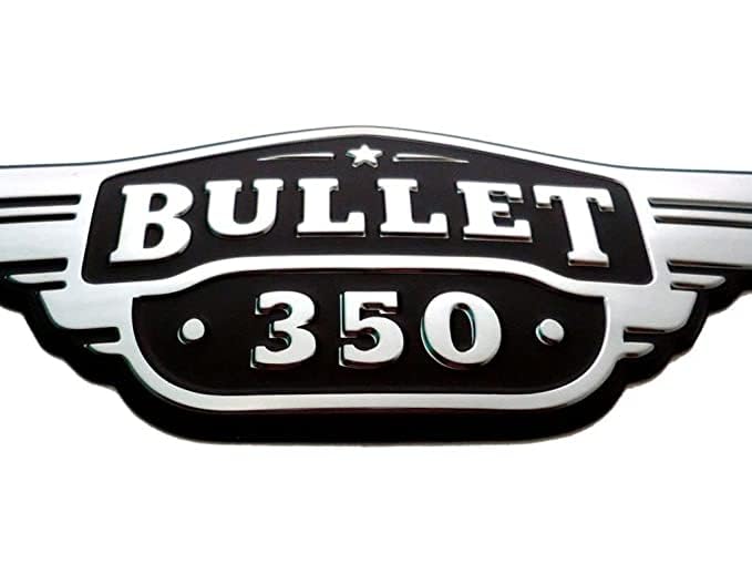 VTRUST Bullet 350 Tool Box Monogram for Classic Electra, Standard, Thunderbird, Reborn, Meteor, PVC, Chrome, Set of 2 - Image 4