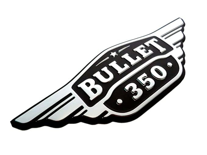 VTRUST Bullet 350 Tool Box Monogram for Classic Electra, Standard, Thunderbird, Reborn, Meteor, PVC, Chrome, Set of 2 - Image 3