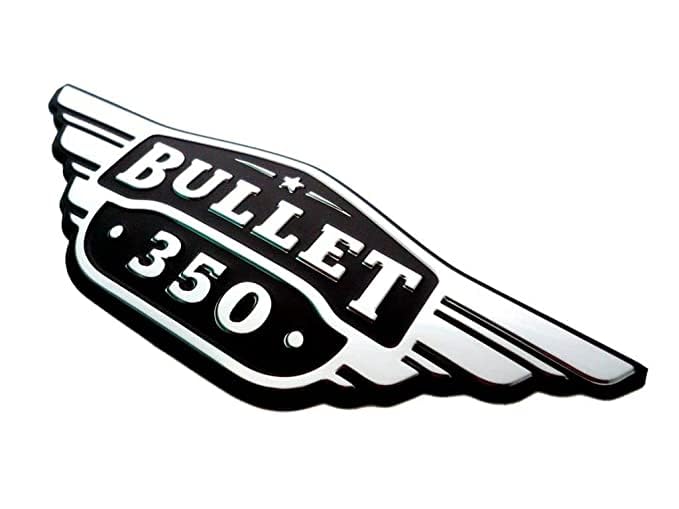 VTRUST Bullet 350 Tool Box Monogram for Classic Electra, Standard, Thunderbird, Reborn, Meteor, PVC, Chrome, Set of 2 - Image 2