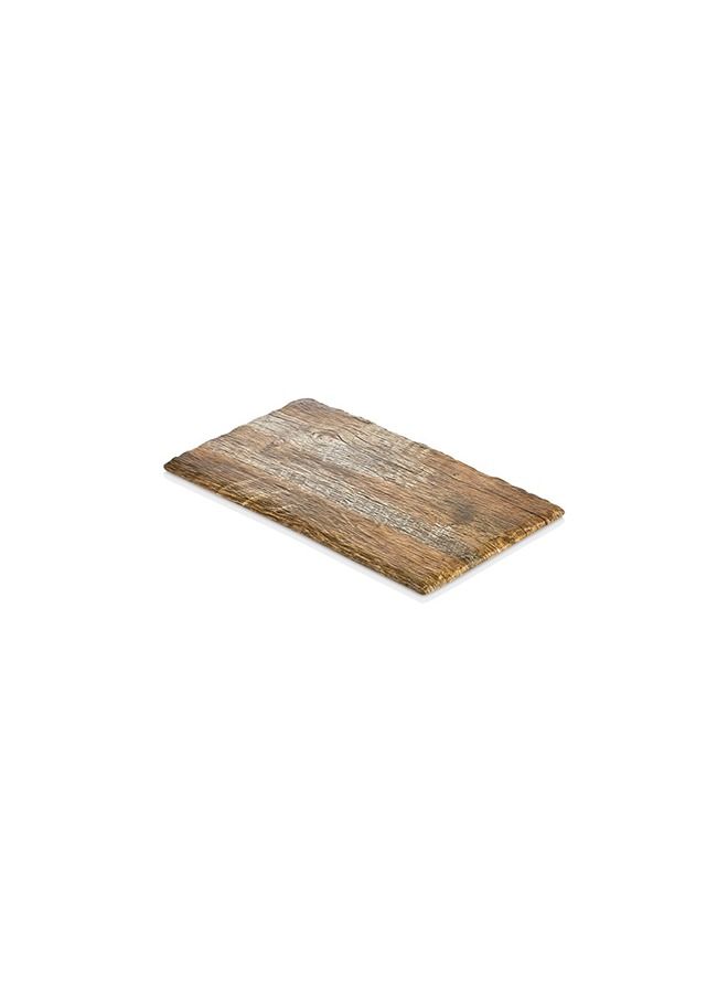Snack stand melamine rectangular 27 cm wooden