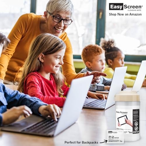 PDI Easy Screen Cleaning Wipes, Electronic Screen Cleaning, Laptops, Monitors, Phone, Tablet, TV Screen Cleaning Wipe, 70 Wipes per Canister, Large 9"x 6" Durable Wipe - Image 2