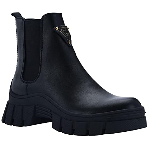 GUESS Women's Hestia Ankle Boot, Black 002, 8 - Image 1