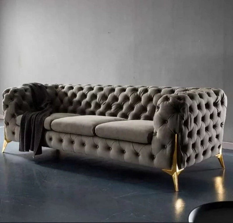 Generic Aakash Decor Sofa Hardware Leg 18 Inch 45 Cms Sofa Furniture Gold Glossy Finish Stainless Steel Heavy Model Talwar Shape Design Sofa Leg Set of 4  - Image 3