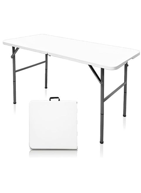 Outdoor Folding Table Simple Dining Table Foldable and Liftable Table with Handle for Easy Portability Suitable for Outdoor Activities Picnic Tables Barbecue Parties Camping Tables (1.2m)