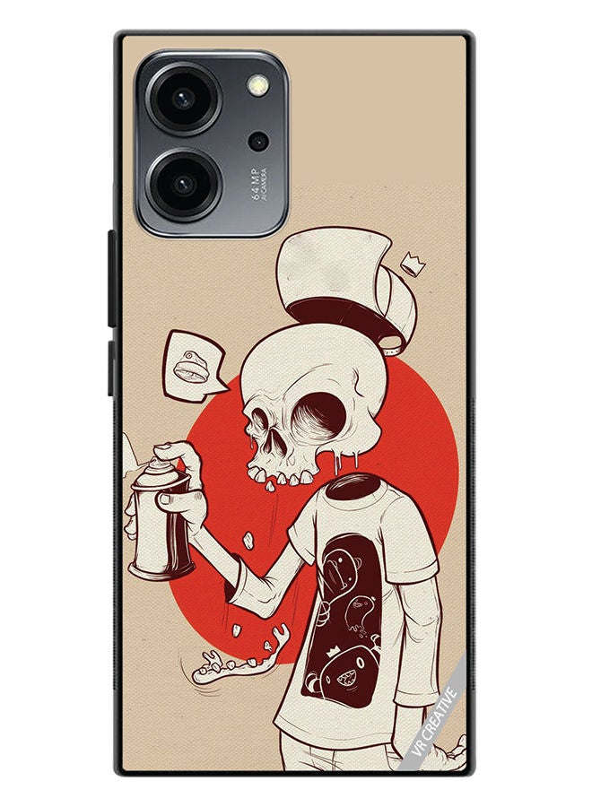 VR CREATIVE Protective Case Cover For Honor 80 SE Skeleton Design Multicolour - Image 1