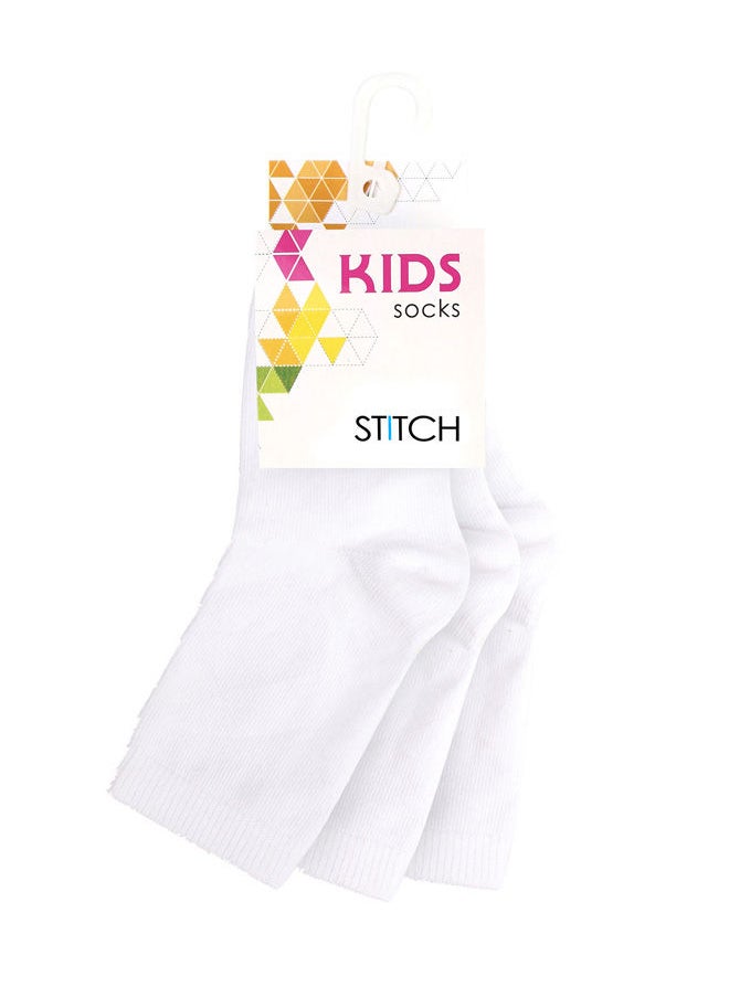 STITCH - STITCH Kid's Pack of 3 Lycra Long Casual Socks - Image 1