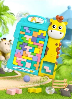 Giraffe Shape Stacking Toys Games Tetris Building Blocks with Brackets Colorful Montessori Jigsaw Puzzle Toddler Educational Toys