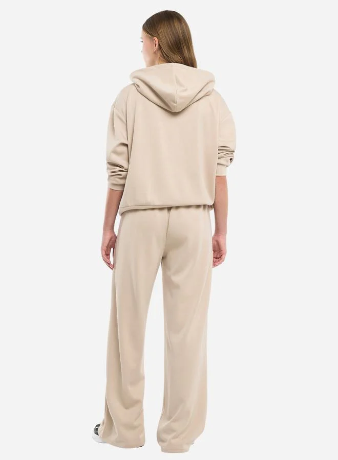 فكتور اند جين طقم منسق من جوغر بأرجل واسعة وهودي بسحَّاب غلق