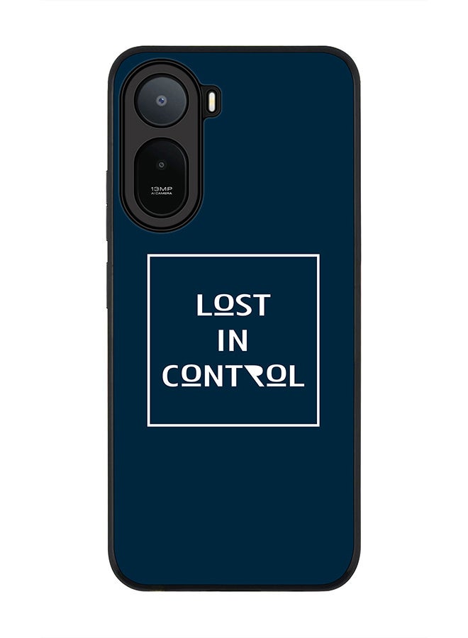 Stylizedd Rugged Case for Xiaomi Redmi A7 Pro 4G / Poco C81 / Poco C81 Pro / Poco C85x 5G- Slim Fit Hybrid Rubber Cover Lost in control