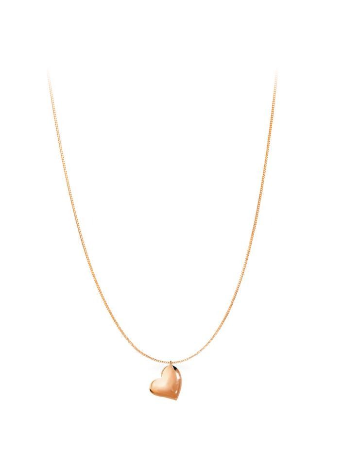 Alissa قلادة على شكل قلب صغير للنساء، سلسلة عنق ذهبية، هدية للذكرى السنوية - Image 1