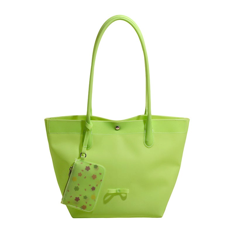 2026 Summer New PVC Jelly Shoulder Bag, Transparent Handbag for Women - Image 5