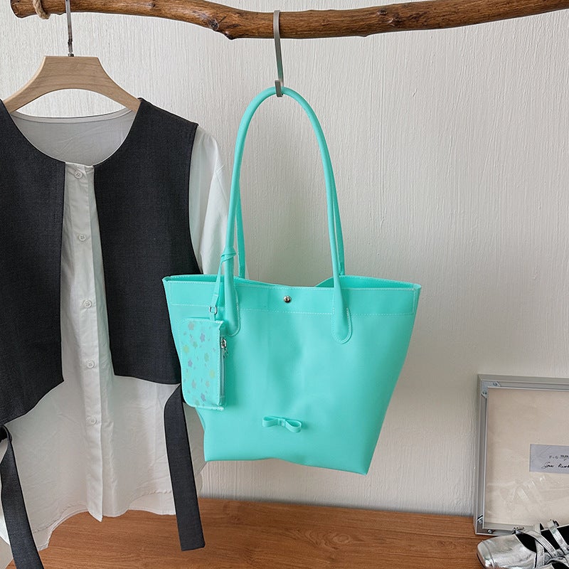 2026 Summer New PVC Jelly Shoulder Bag, Transparent Handbag for Women - Image 4