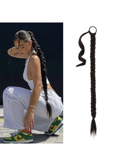 34 Inch Long Braided Ponytail Extension With Hair Tie Straight Wrap Around Hair Extensions Pony Tail Diy Natural Soft Synthetic Hair Piece For Women Girlsdark Brown - pzsku/Z3CE3FFC1F8CAE934464FZ/45/_/1719053867/5c3336a4-b0c0-494c-84e8-43e549c63156