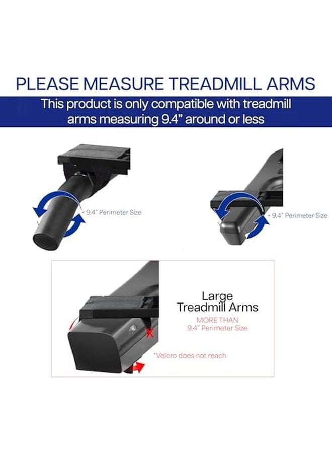 Universal Wooden Laptop Treadmill Desk Adjustable Ergonomic Notebook Mount Stand For Treadmills Includes Mouse Pad And Wrist Support Stand Tdml4
