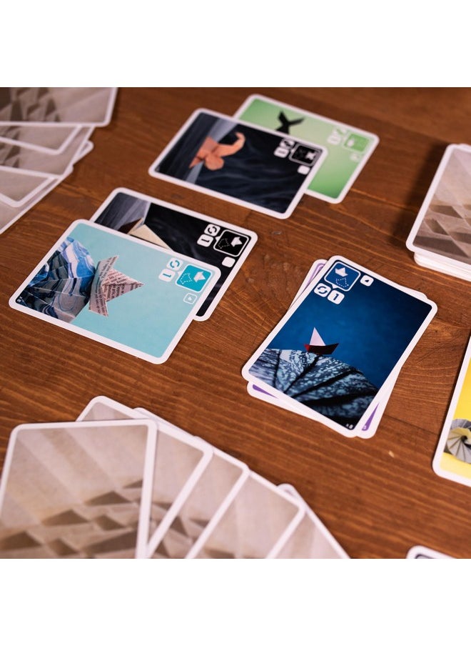Pandasaurus Games Sea Salt and Paper Card Game - Ocean-Themed Strategy Game, Fast-Paced and Tactical, Fun Family Game for Kids and Adults, Ages 8+, 2-4 Players, 30-45 Minute Playtime, Made