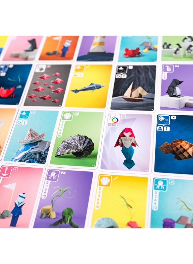 Pandasaurus Games Sea Salt and Paper Card Game - Ocean-Themed Strategy Game, Fast-Paced and Tactical, Fun Family Game for Kids and Adults, Ages 8+, 2-4 Players, 30-45 Minute Playtime, Made