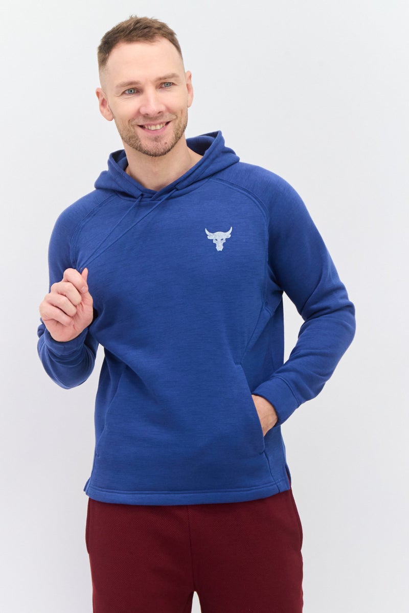 UNDER ARMOUR Men Sportswear Fit Long Sleeve Sweatshirts, Blue - Image 1