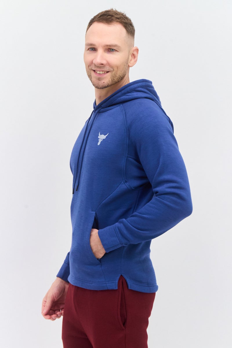 UNDER ARMOUR Men Sportswear Fit Long Sleeve Sweatshirts, Blue - Image 3