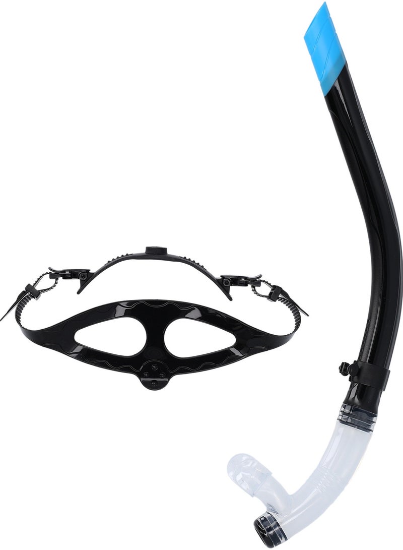 Joss JOSS Front Snorkel for Swimming – Center-Mount Swim Snorkel with Adjustable Head Strap for Training and Technique Improvement - Image 1